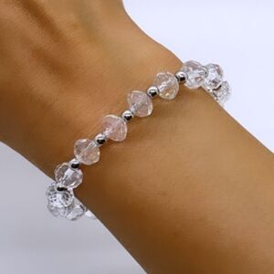 NWT Wool + Pepper Co. Iridescent & Silver Bracelet